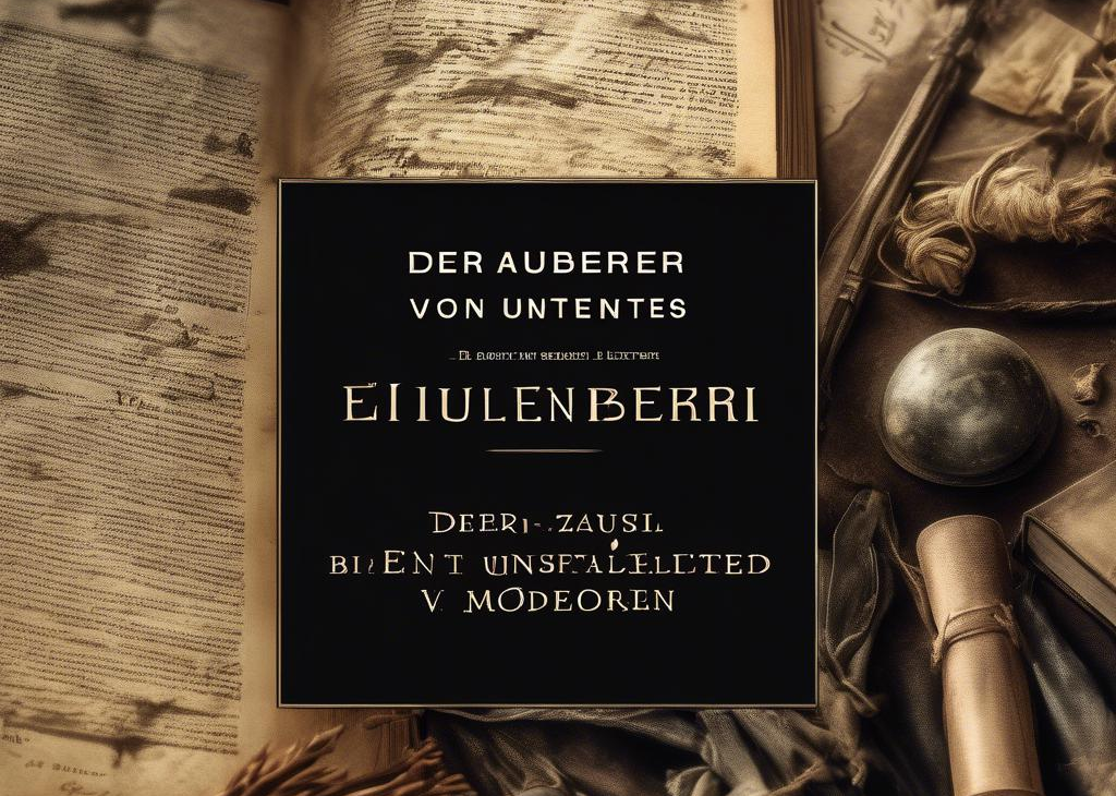 Der Zauberer von Robert Musil – Ein unvollendetes Meisterwerk der modernen Literatur